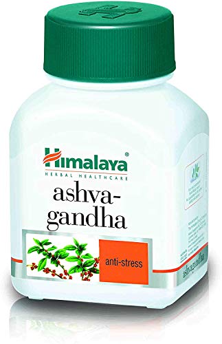 Ashwagandha de HIMALAYA HERBALS | All Natural Anti Stress y Anti Ansiety Relief, Ashwagandha cápsulas para su dosis diaria de energía Apoya el sueño saludable | 60 caps (Ashwagandha (Original))
