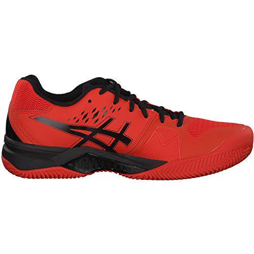 Asics Gel-Challenger 12 Clay, Zapatillas para Hombre, Rojo (Cherry Tomato/Black 813), 41.5 EU