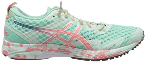 Asics Gel-Noosa Tri 12, Road Running Shoe para Mujer, Hielo Fresco/Guayaba, 38 EU
