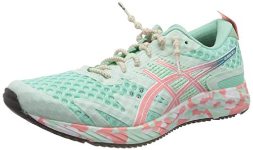 Asics Gel-Noosa Tri 12, Road Running Shoe para Mujer, Hielo Fresco/Guayaba, 38 EU