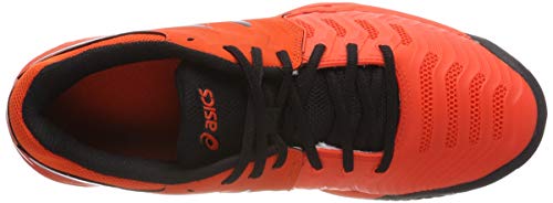 Asics Gel-Resolution 7 Clay GS, Zapatillas de Tenis Unisex Niños, Rojo (Cherry Tomato/Black 801), 36 EU