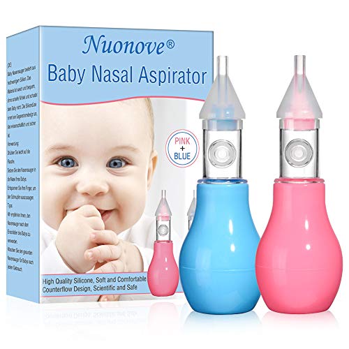 Aspirador nasal bebé infantil niños pequeños Nariz Limpiador Bebé mocos lechón con Tubo y 