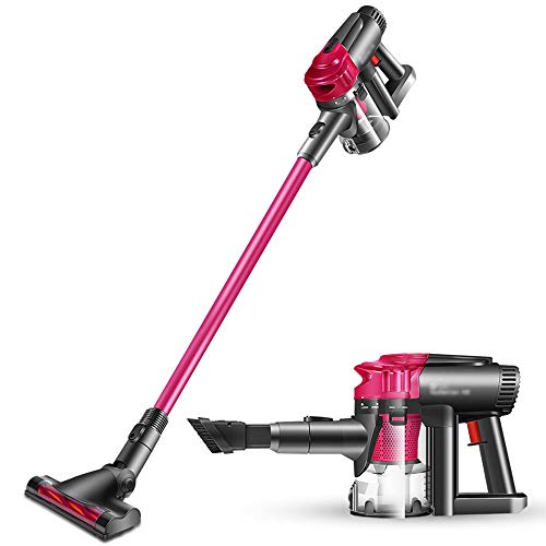 Aspiradora potente sin cable Inalámbrico Aspiradora, Paz Inicio aspiradora pequeña, 120W de alta potencia, Fuerte colector de polvo, 2200mAh de alta eficiencia de la batería de litio, for el duro piso