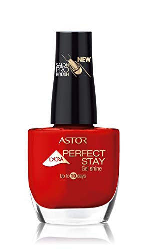 Astor Perfect Stay Gel Shine Esmalte de Uñas Tono 303 Rojo Passion - 48 g