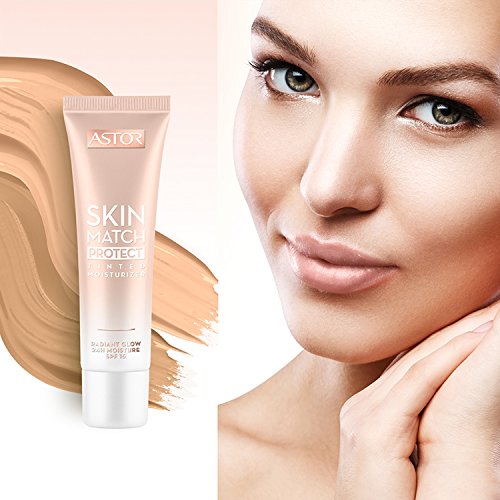 Astor Skin Match Protect Tinted Moisturiser Radiant Glow SPF 15 30ml-002 Medium Dark