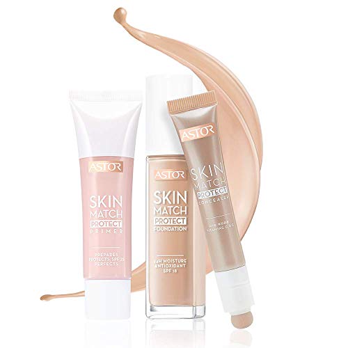 Astor SkinMatch Foundation Base de Maquillaje Tono 201 Sand - 115 gr