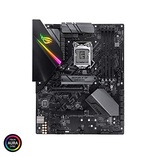 Asus Intel B360 ATX - Placa base gaming con Aura Sync RGB iluminación LED, pre-mounted I/O shield, dual M.2, onboard M.2 heatsink, SATA 6Gbps y USB 3.1 Gen 2.