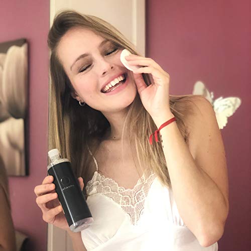 Atashi Antiedad - Agua Micelar | Purifica, Refresca y Tonifica la Piel | Desmaquilla Rostro, Ojos y Labios | Micelas de Origen 100% Natural | Extractos BIO de Limón con Vitamina C - 250ml