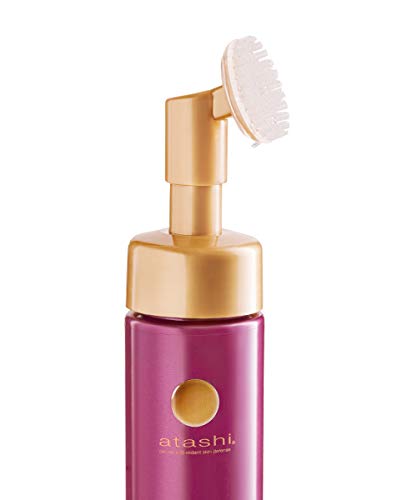 Atashi Antioxidante - Espuma Regenerante Purificante | Energiza, Tonifica y Afina Piel | Textura Suave | Con Aguas Frutales Bio | Ácido Glicólico | Para Todos Tipos de Piel Incluso Sensible - 150ml