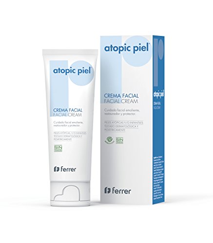 Atopic Piel Crema Facial, protección diaria para pieles secas o muy secas 50 ml