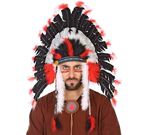 Atosa-59016 Plumas Indio, Multicolor (59016)