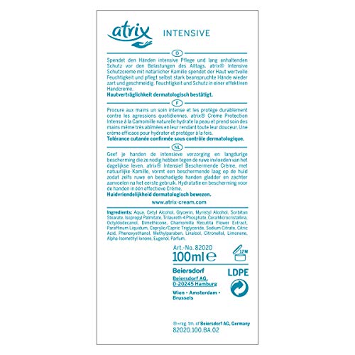 Atrix Intensivo Tubo Crema Protección, 4-pack (4 x 100 ml)