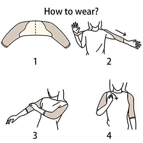 Auivguiv Moldeador De Brazos Mujer Adelgazante Control Shapers Posture Correction Espalda Adjustable Corrector De Posture Correcta (Piel, L)