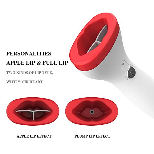 Aumentador de Labios, Anself USB Recargable Automático Lip Plumper Electric Mejorador de Labios Completo Dispositivo de Mejora de Labios de Silicona Rellenos de Labios