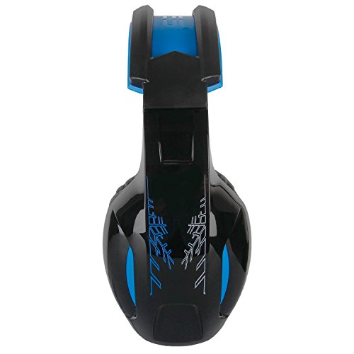 Auriculares Gaming Sades SA816 para PC, Xbox One, PS4, 3.5mm Cancelación De Ruido, Envolvente Estéreo con micrófono Plegable para Nueva portátil Mac Tablet iPad iPod Phone y Otros Equipos