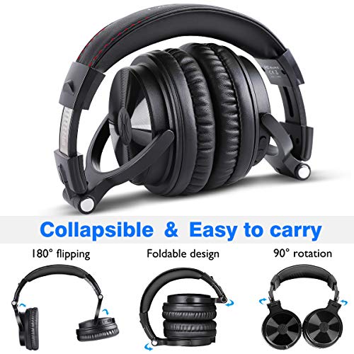 Auriculares inalambricos Bluetooth Inalámbrico con micrófono para Hablar con Manos Libres hasta por 30 Horas Auriculares inalámbricos para el teléfono Inteligente PC portátil