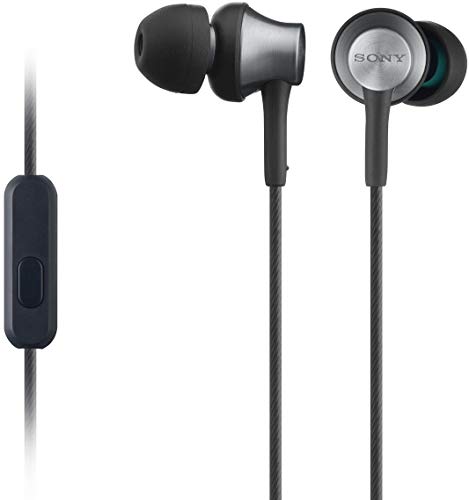 Auriculares intrauditivos Sony MDR-EX650APT (Caja de latón, Auriculares, micrófono, Mando a Distancia) Negro