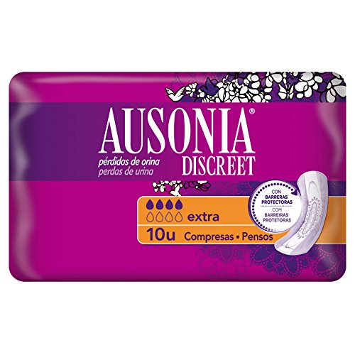 Ausonia Discreet Extra Compresas para Pérdidas de Orina - 10 unidades