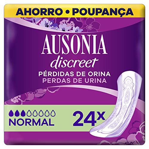 Ausonia Discreet Normal Compresas para Pérdidas de Orina - 24 unidades