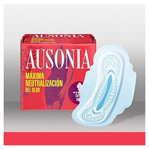 Ausonia Super Compresas Higiénicas con Alas - 10 unidades