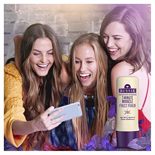 Aussie 3 Minute Miracle Frizz Fixer Tratamiento Intensivo, Fórmula Nutritiva Intensa Contra el Encrespamiento - 250 ml