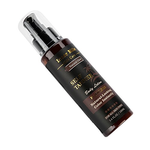 Autobronceador de larga duración Hidratante Bronceador sin sol Mejora loción Crema corporal para viajes Beach Home Mujeres Hombres