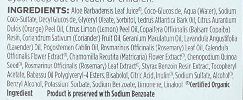 Avalon Organics Champú, romero volumizante, 11 onzas líquidas