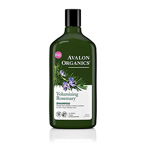 Avalon Organics Champú, romero volumizante, 11 onzas líquidas