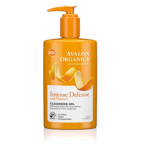 Avalon Organics, Refrescante Gel Limpiador con Vitamina C, 8,5 fl oz