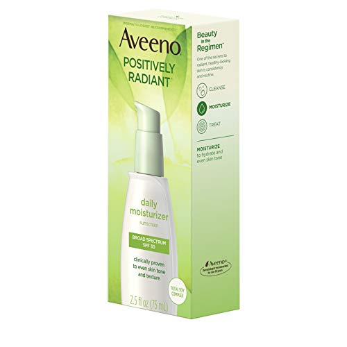Aveeno Active Naturals Positively Radiant Daily Moisturizer, SPF 30, 2.5 Ounce by Aveeno
