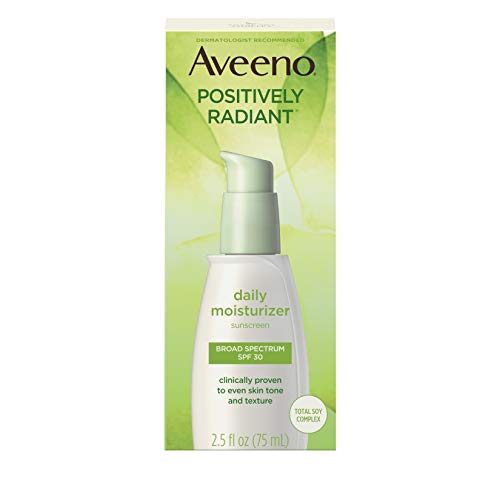Aveeno Active Naturals Positively Radiant Daily Moisturizer, SPF 30, 2.5 Ounce by Aveeno