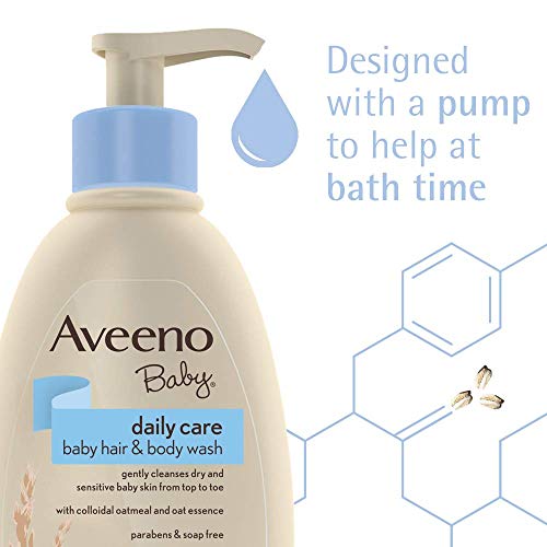 Aveeno Baby - Gel de baño y champú para bebé