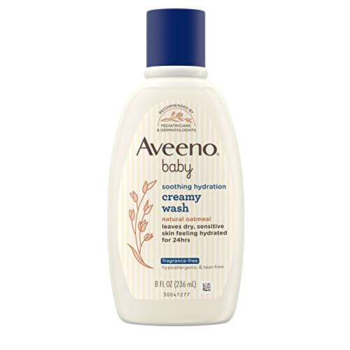 Aveeno Baby Soothing Relief Creamy Wash Fragrance Free 235 ml
