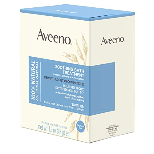 Aveeno Fragrance Free Soothing Bath Treatment 8-Count