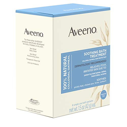 Aveeno Fragrance Free Soothing Bath Treatment 8-Count