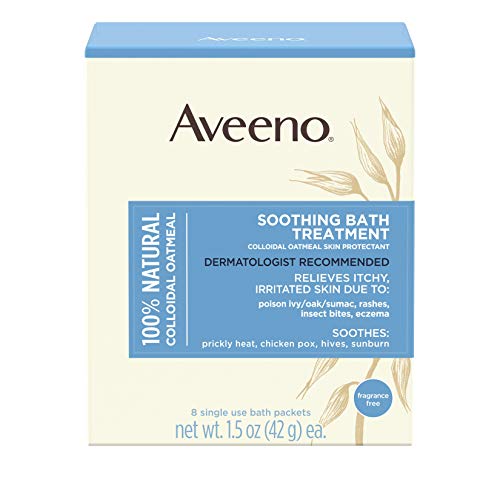 Aveeno Fragrance Free Soothing Bath Treatment 8-Count