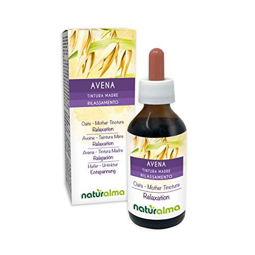 AVENA (Avena sativa) sumidades Tintura Madre sin alcohol NATURALMA | Extracto líquido gotas 100 ml | Complemento alimenticio | Vegano