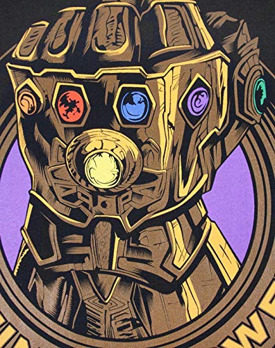 Avengers Infinity War Adultos Camiseta Marvel Thanos guantelete de los Hombres