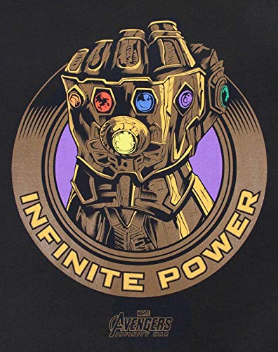 Avengers Infinity War Adultos Camiseta Marvel Thanos guantelete de los Hombres