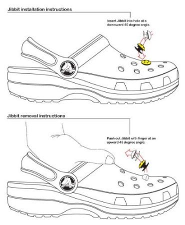 AVIRGO 3D Juego de Zapato Decoracion Set # 3 - 1