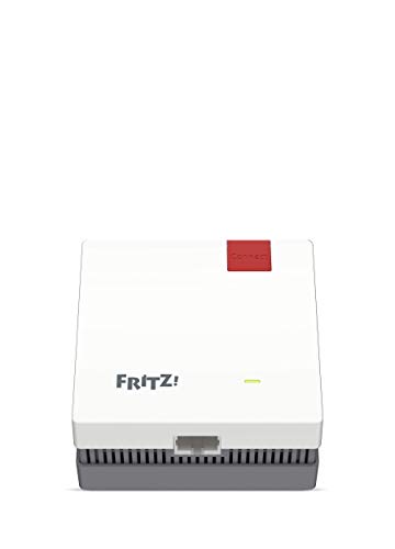 AVM Fritz!Repeater 1200 International - Repetidor/Extensor WiFi N+AC, Banda Dual (400 Mbps en 2,4GHz y 866 Mbps en 5 GHz), Mesh, Punto de Acceso WiFi, WPS, Interfaz en Español