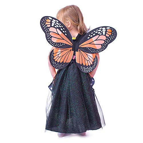 Avsvcb Cosplay Disfraz de Navidad para niños Alice Princess Butterfly Princess Halloween Novedad Regalo Snow White Anna Vestido Show