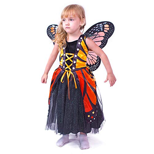 Avsvcb Cosplay Disfraz de Navidad para niños Alice Princess Butterfly Princess Halloween Novedad Regalo Snow White Anna Vestido Show