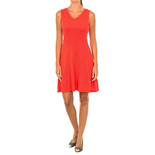 A|X Armani Exchange Women's V Neck Fit and Flare Dress