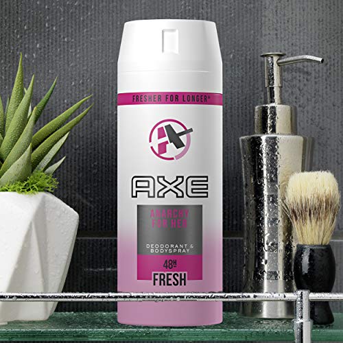 AXE Anarchy for Her - Desodorante Bodyspray para mujer, protección, de 48 horas 150 ml, pack de 3