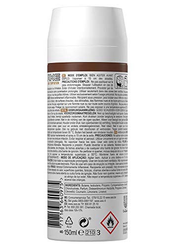AXE - Dark Temptation - Desodorante antitranspirante para hombre, 48 horas de protección - 150 ml (67572506)