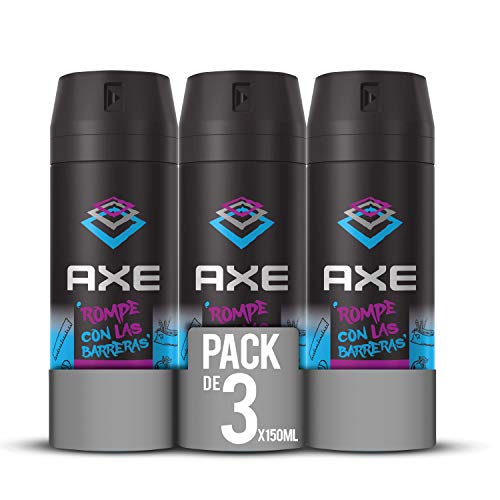 AXE Marine - Desodorante Bodyspray para hombre, 48 horas de protección, 150 ml, pack de 3