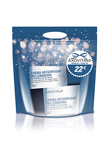 Axovital - Pack Crema de Día SPF15 con Textura Cremosa - 2 x 50 ml.