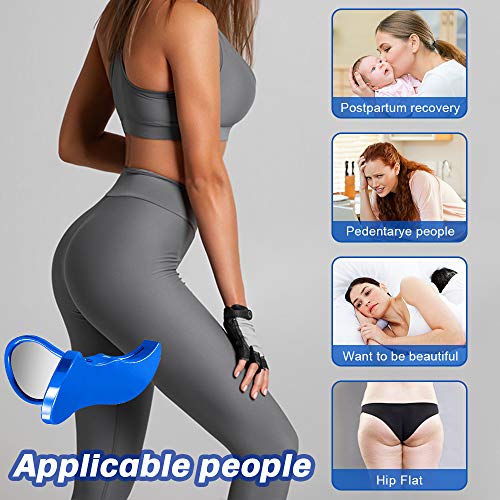 AYUQI Equipo de Entrenamiento de la Cadera,Ejercitador Suelo Pelvico, Ejercitador Interno del Muslo Entrenador de Musculos Controlador de Vejiga Corrección de Hermosas Nalgas, Entrenador Medial