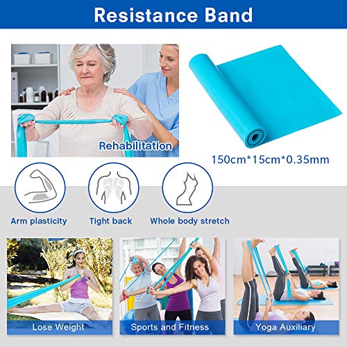 AYUQI Equipo de Entrenamiento de la Cadera,Ejercitador Suelo Pelvico, Ejercitador Interno del Muslo Entrenador de Musculos Controlador de Vejiga Corrección de Hermosas Nalgas, Entrenador Medial (Azul)